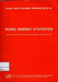 Rural energy statistics