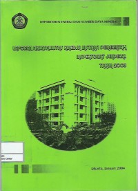 Laporan akuntabilitas kinerja instansi pemerintah Inspektorat Jenderal tahun 2003