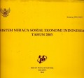 Sistem neraca sosial ekonomi Indonesia tahun 2003