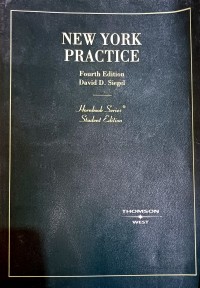 New York practice : hornbook series student edition