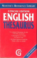 Concise edition : english thesaurus