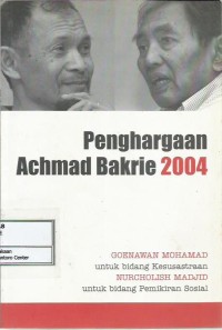 Penghargaan Achmad Bakrie 2004