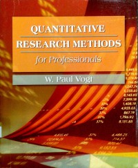 Quantitative research methods for professionals