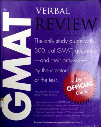 The official guide for GMAT verbal review