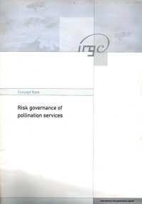 Risk governance of pollination services