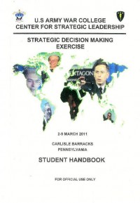 Strategic decision making exercise (student handbook)