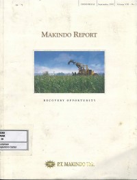 Makindo report September 2002 volume VIII no. 1