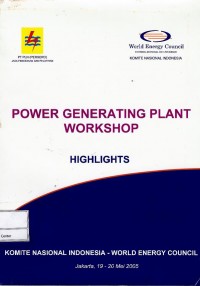 Power generating plant workshop highlights