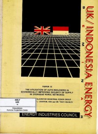 UK/Indonesia Energy Seminar (Paper 13) : the Utilisation of Auto-Recloser in Economically Improving Security of Supply in Overhead Rural Networks