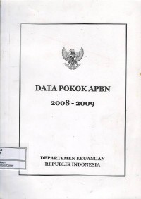 Data pokok APBN 2008-2009