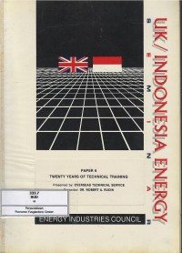 UK/Indonesia Energy Seminar (Paper 6) : Twenty Years of Technical Training