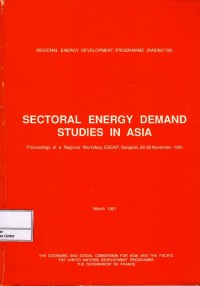 Sectoral energy demand studies in Asia