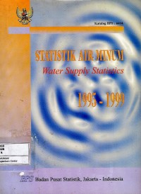 Statistik air minum 1995-1999