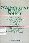 Comparative public policy : the politics of social choice in Europe and America : second edition