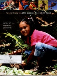 Talisman Energy Inc. : 2003 corporate responsibility report