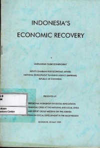 Indonesia's economic recovery