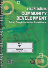 Best practices community development sektor energi dan sumber daya mineral (draft)