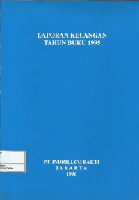 Laporan keuangan tahun buku 1995