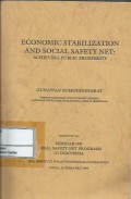 Economic stabilization and social safety net : achieving public prosperity