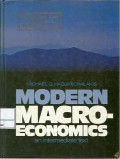 Modern macroeconomics : an intermediate text