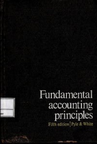 Fundamental accounting principles : fifth edition