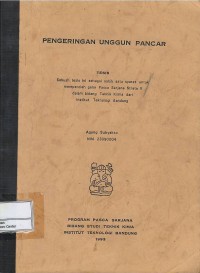 Pengeringan unggun pancar