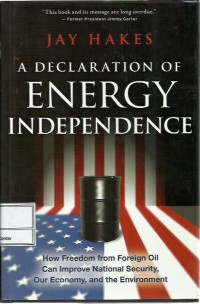 A declaration of energy independence