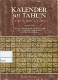 Kalender 301 tahun (tahun 1800 s/d 2100)