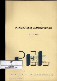 Quarterly crude oil market outlook (report no. 3/1994)