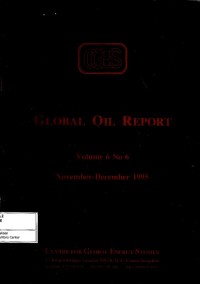 Global oil report vol. 6 no. 6 Nov-Dec 1995