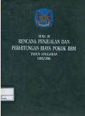 Rencana anggaran pendapatan dan biaya perusahaan buku III tahun anggaran 1996-1997 : penugasan pemerintah