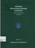 Rencana kerja anggaran perusahaan tahun anggaran 1997/1998 buku II : penugasan pemerintah