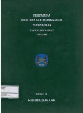 Rencana anggaran perusahaan buku II tahun anggaran 1997/1998 misi perusahaan