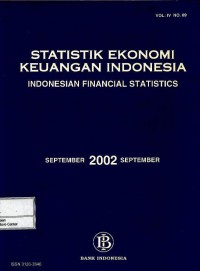 Statistik ekonomi keuangan Indonesia (September 2002)