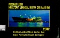 Program kerja Direktorat Jenderal Minyak dan Gas Bumi 2002