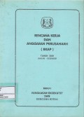 Rencana kerja dan anggaran perusahaan (RKAP) tahun 2001 Januari-Desember buku I : ringkasan eksekutif dan rencana kerja