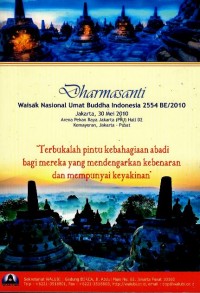 Dharmasanti waisak nasional umat Buddha Indonesia 2554 BE/2010