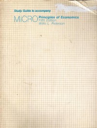 Study guide to accompany principles of economics : micro