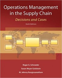 Operations management in the supply chain