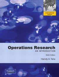 Operations research : an introduction : 6th edition