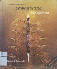 Operations management : contemporary concepts