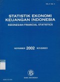 Statistik ekonomi keuangan Indonesia = Indonesian financial statistics : November 2002