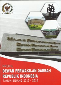 Profil Dewan Perwakilan Daerah Republik Indonesia tahun sidang 2012-2013