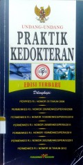 Undang-undang praktik kedokteran edisi terbaru