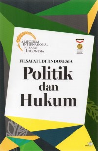 Filsafat di Indonesia : Politik dan Hukum