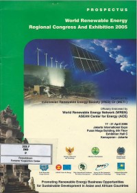 Prospectus World Renewable Energy Regional Congress and Exhibition 2005