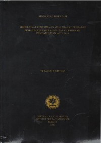 Image of Modal sikap penerimaan masyarakat terhadap pemanfaatan gas alam dalam program pembangunan kota gas : studi kasus Kota Tarakan