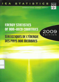 Image of Energy statistics of non-OECD countries = statistiques de l' energie des pays non membres 2009