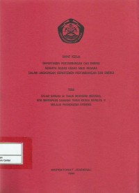 Image of Rapat kerja Departemen Pertambangan dan Energi beserta Badan Usaha Milik Negara dalam lingkungan DPE : tema dalam rangka 50 Tahun Indonesia Merdeka Kita Mantapkan Sasaran Tahun Ketiga Repelita VI Melalui Peningkatan Efisiensi