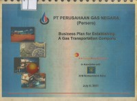 Image of Business plan for establishing a gas transportation company